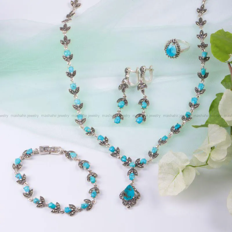 سرویس فیروزه زنانه کد 125