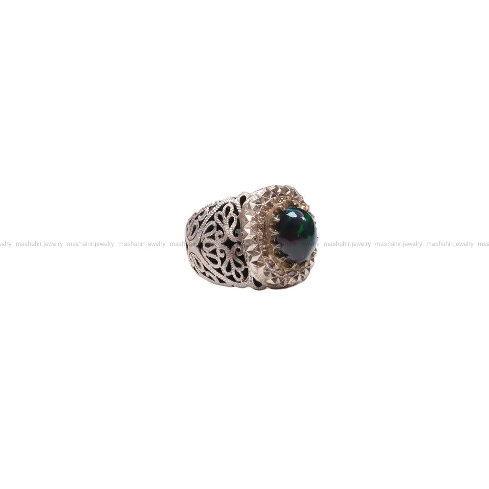 انگشتر اوپال مردانه کد 1266