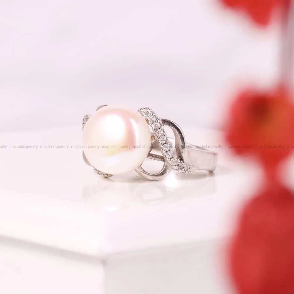 انگشتر نقره زنانه کد 4377