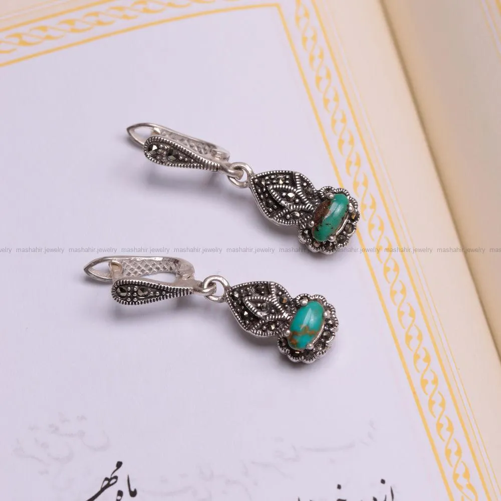 گوشواره فیروزه زنانه کد 876