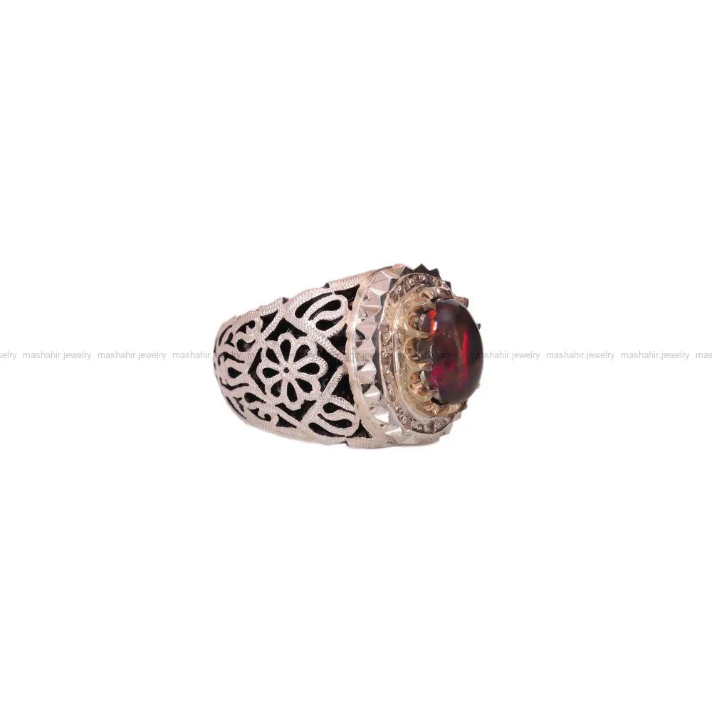 انگشتر اوپال مردانه کد 1390