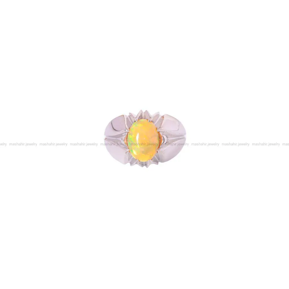 انگشتر اوپال مردانه کد 1362