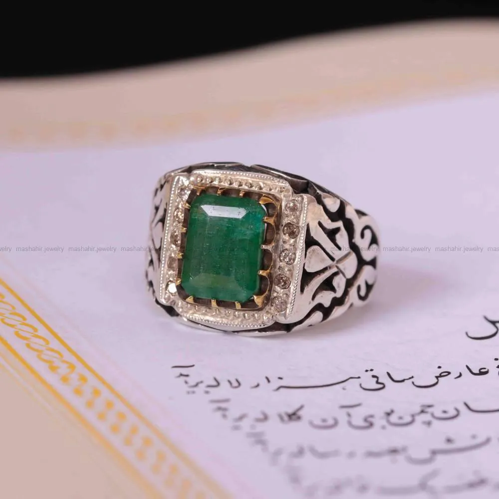 انگشتر بريل مردانه کد 1300