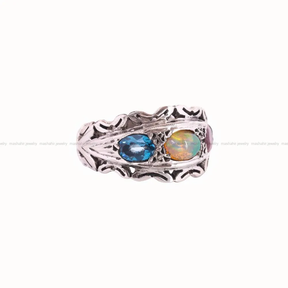 انگشتر میکس مردانه کد 4785