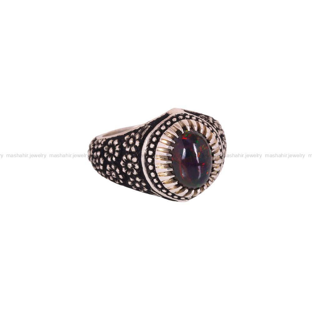 انگشتر اوپال مردانه کد 4026
