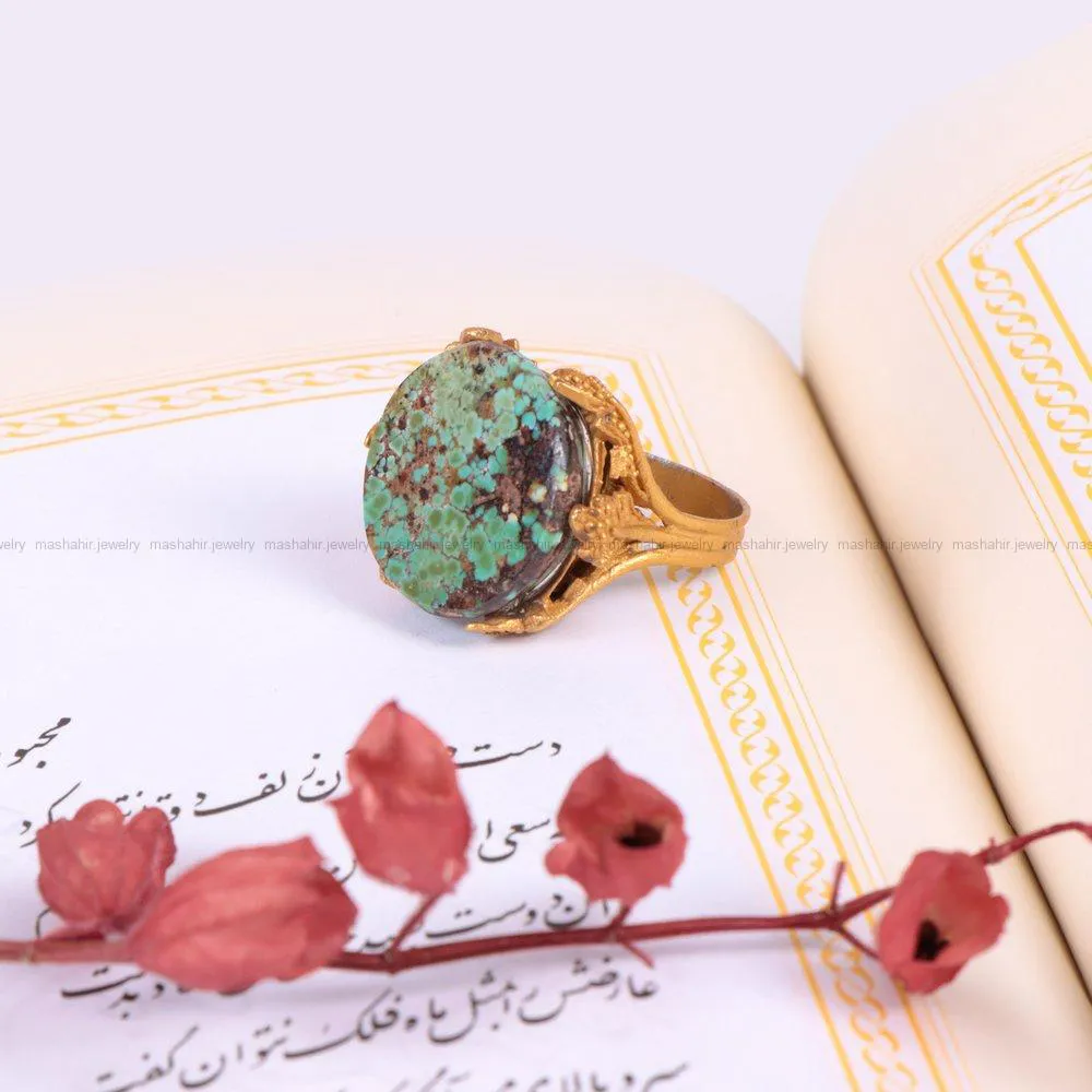 انگشتر فیروزه شجری زنانه کد 2200