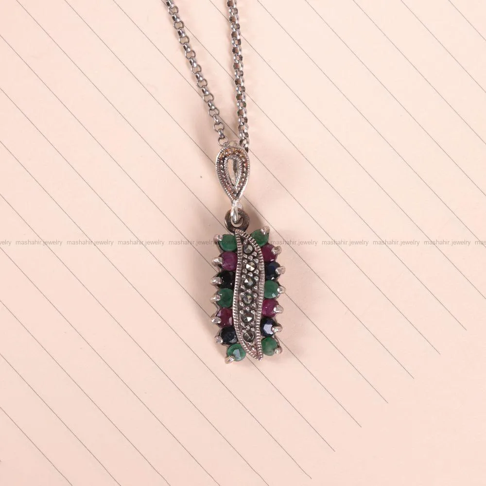 گردنبند میکس زنانه کد 2575