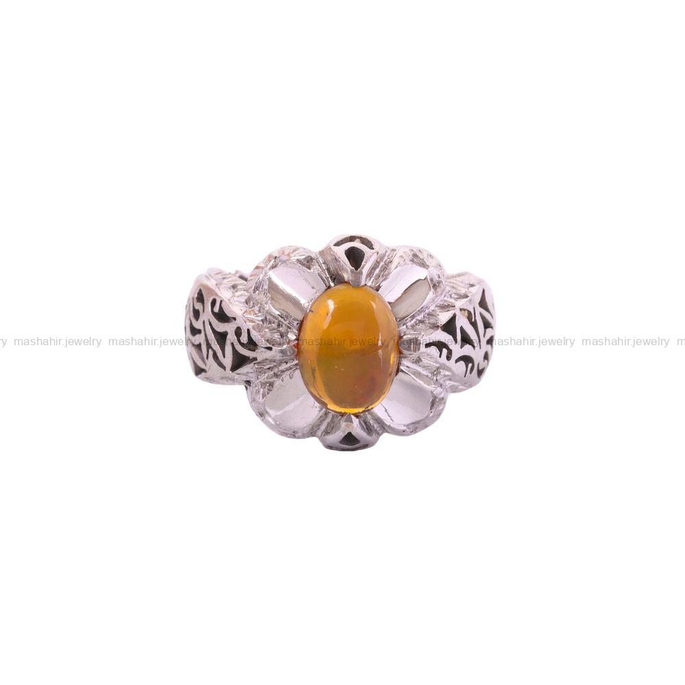انگشتر اوپال مردانه کد 3553