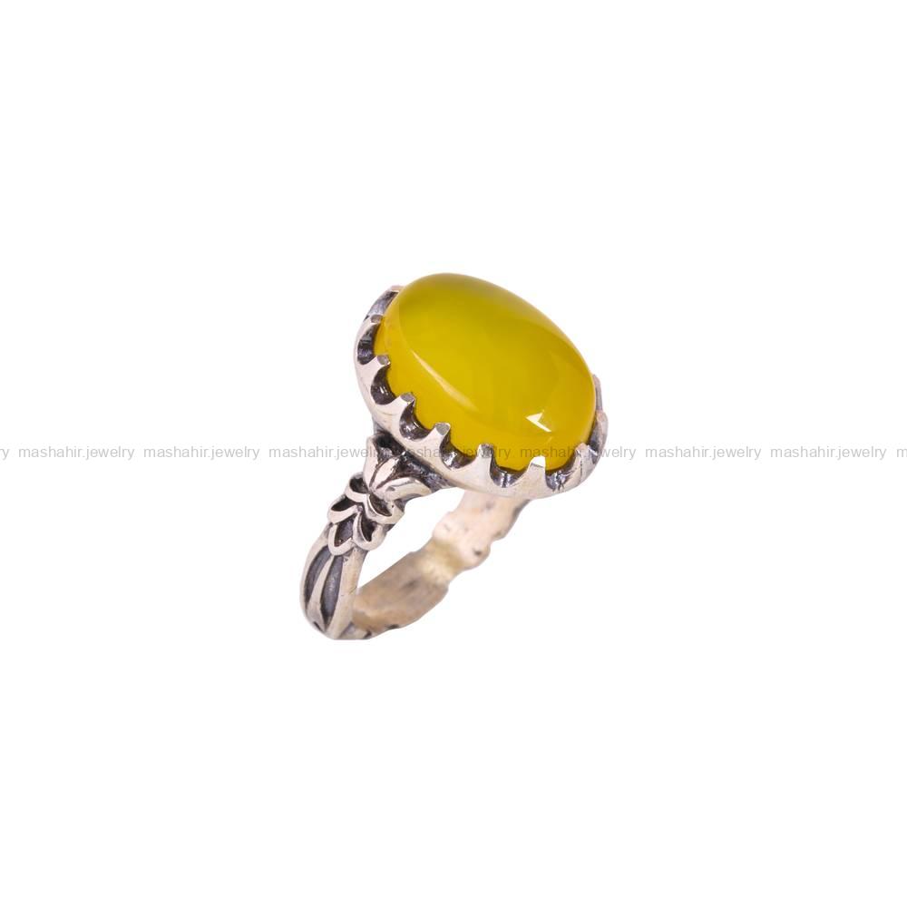 انگشتر شرف الشمس مردانه کد 5500