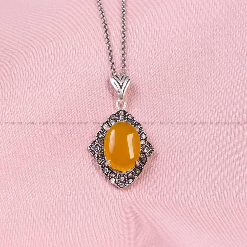 گردنبند شرف الشمس زنانه کد 5635