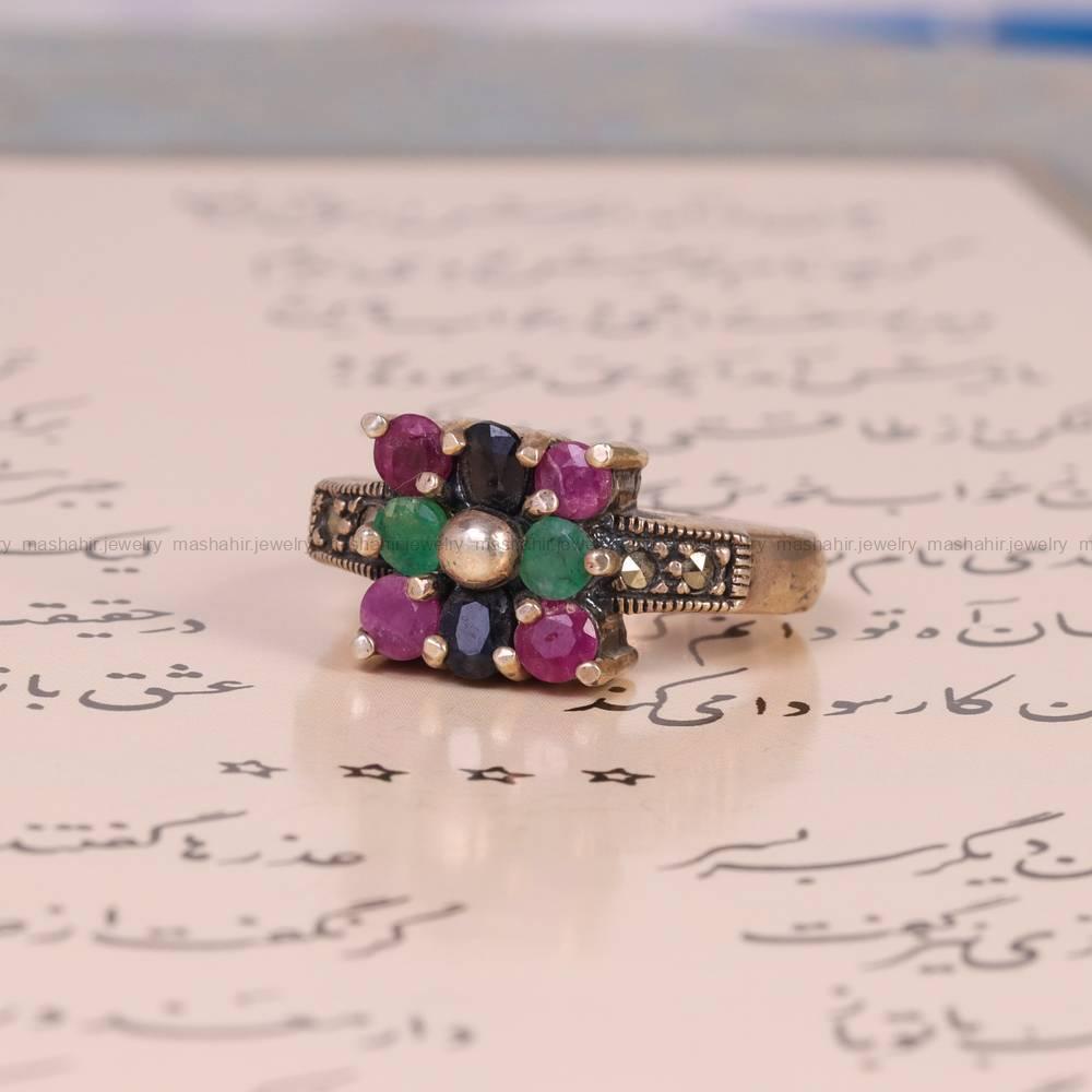 انگشتر میکس زنانه کد 5656