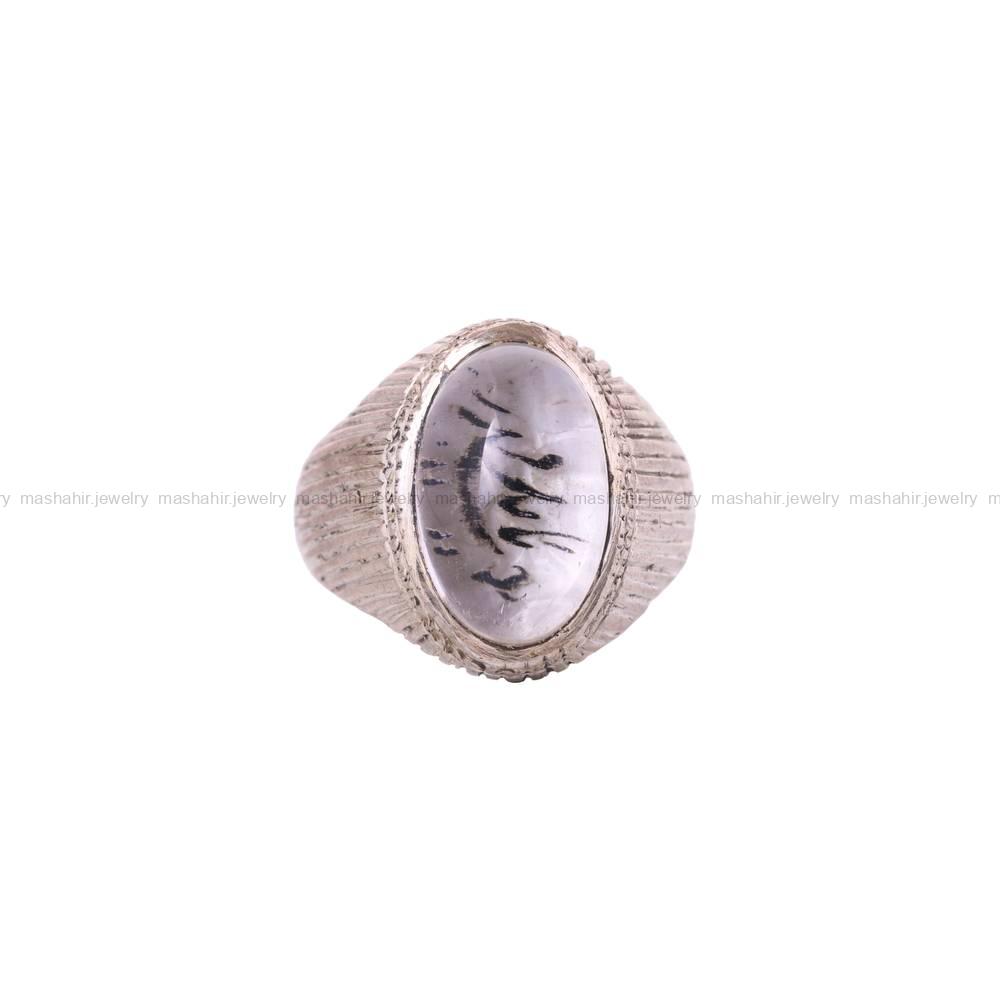 انگشتر دُر نجف مردانه کد 5675