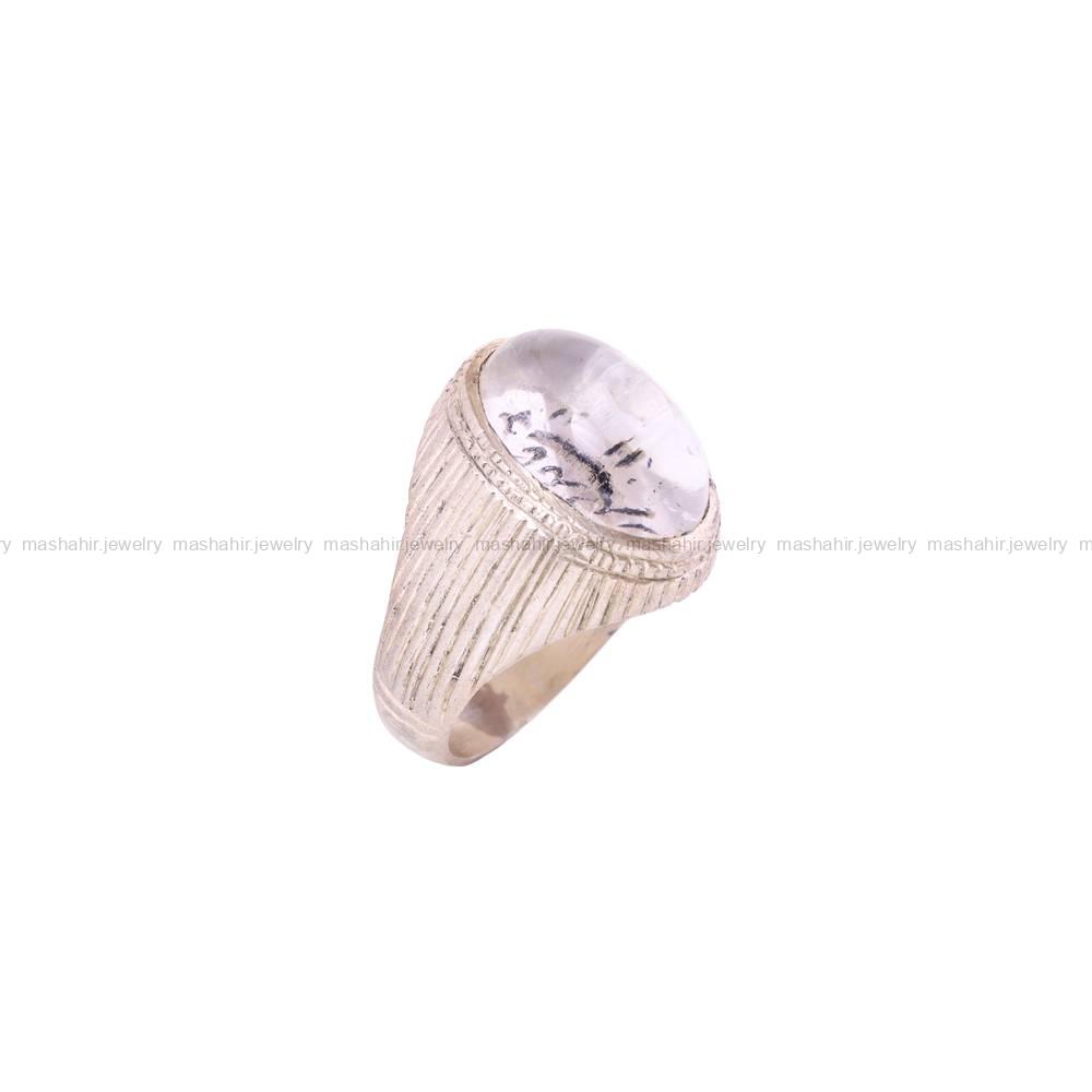انگشتر دُر نجف مردانه کد 5675