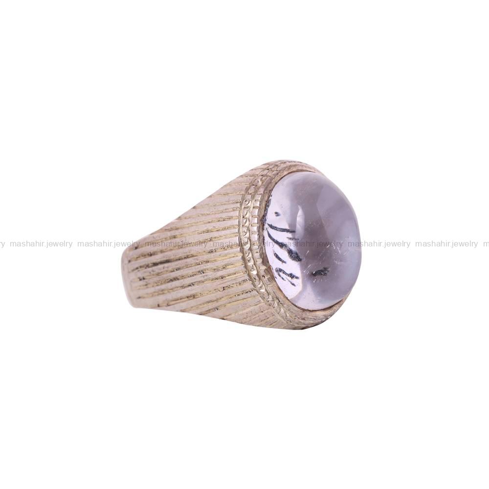 انگشتر دُر نجف مردانه کد 5681