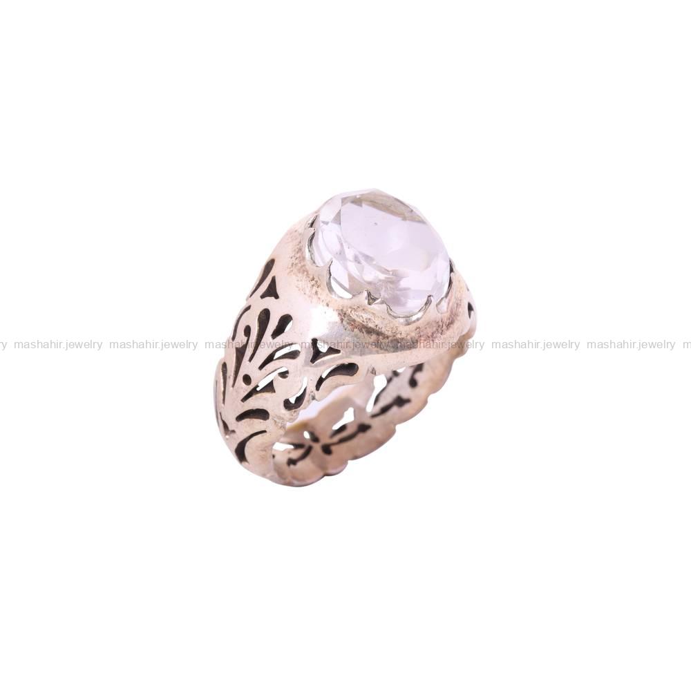 انگشتر دُر نجف مردانه کد 5682