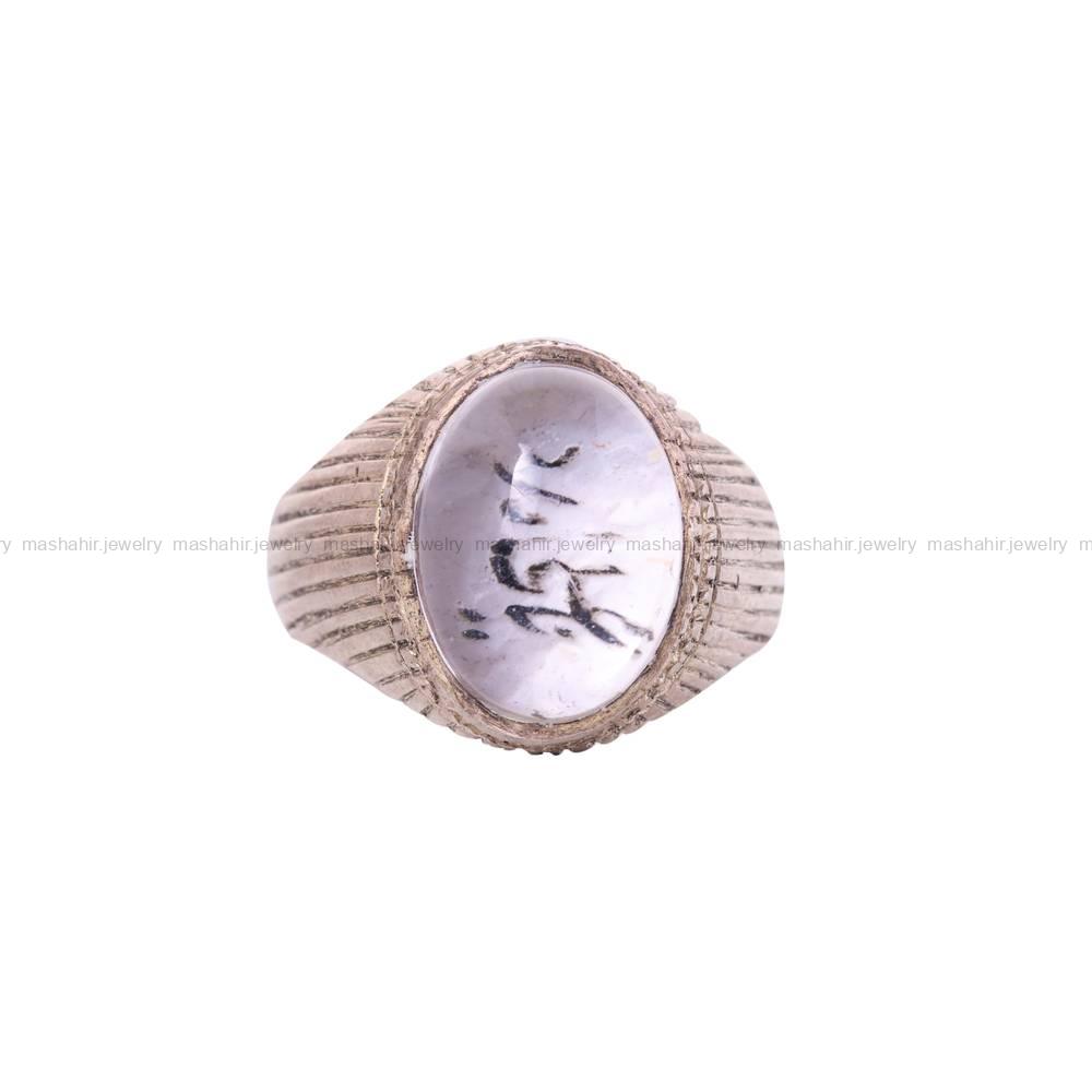 انگشتر دُر نجف مردانه کد 5689