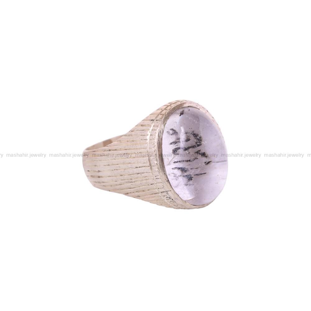 انگشتر دُر نجف مردانه کد 5693