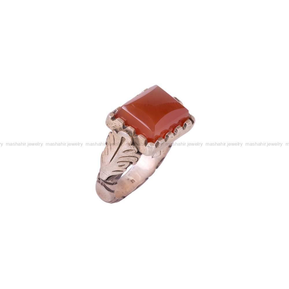 انگشتر عقیق یمن مردانه کد 5791