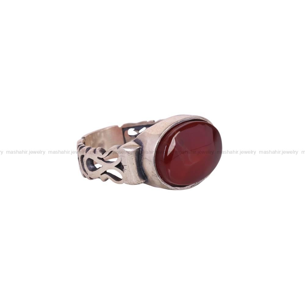 انگشتر عقیق یمن مردانه کد 5800