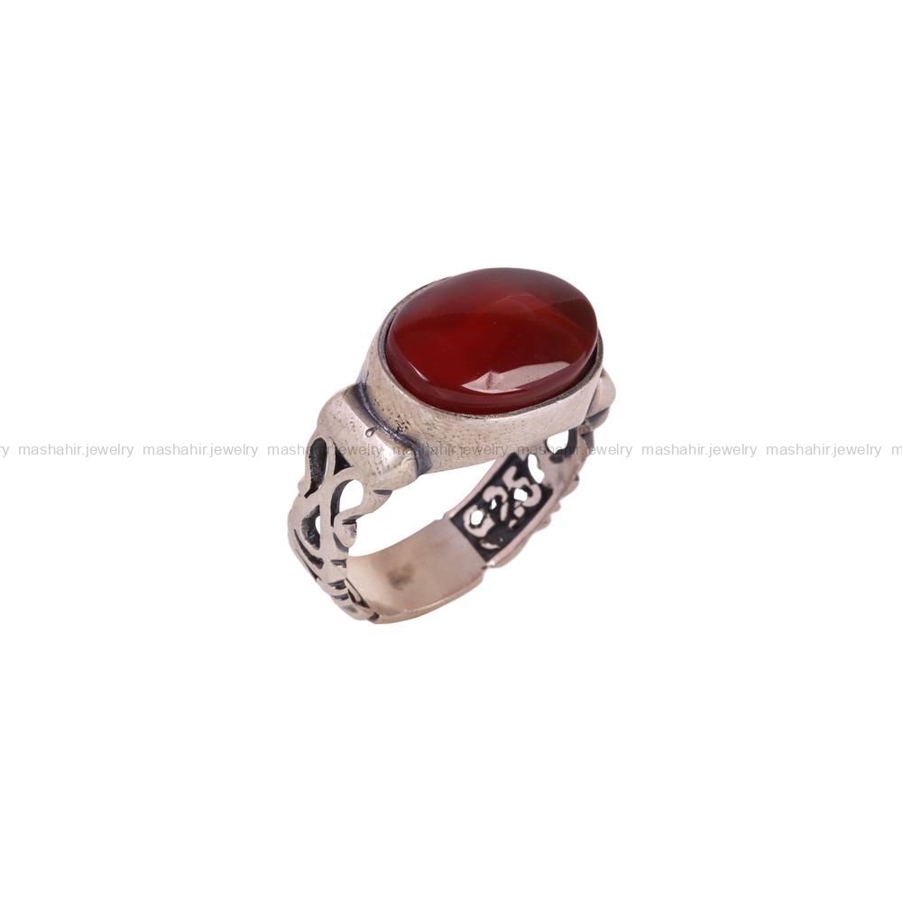 انگشتر عقیق یمن مردانه کد 5800