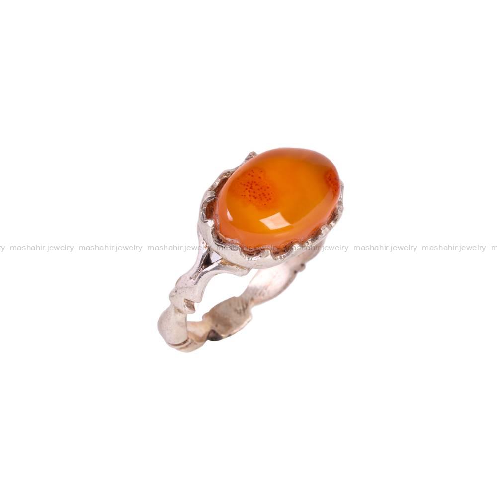 انگشتر عقیق یمن مردانه کد 5817
