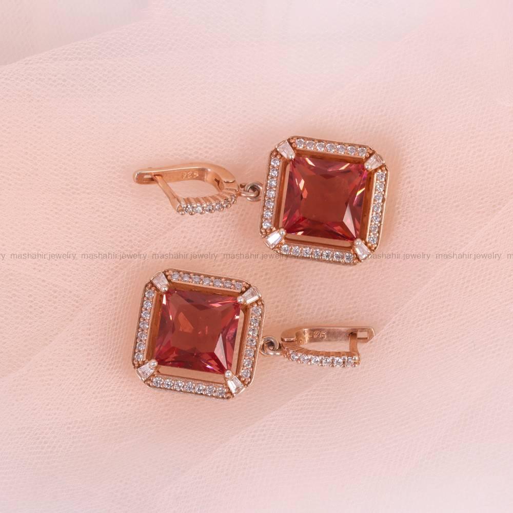 گوشواره الکساندریت زنانه کد 5869
