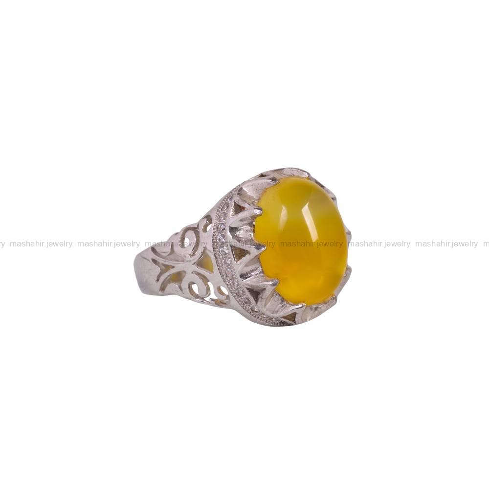 انگشتر شرف الشمس مردانه کد 5942