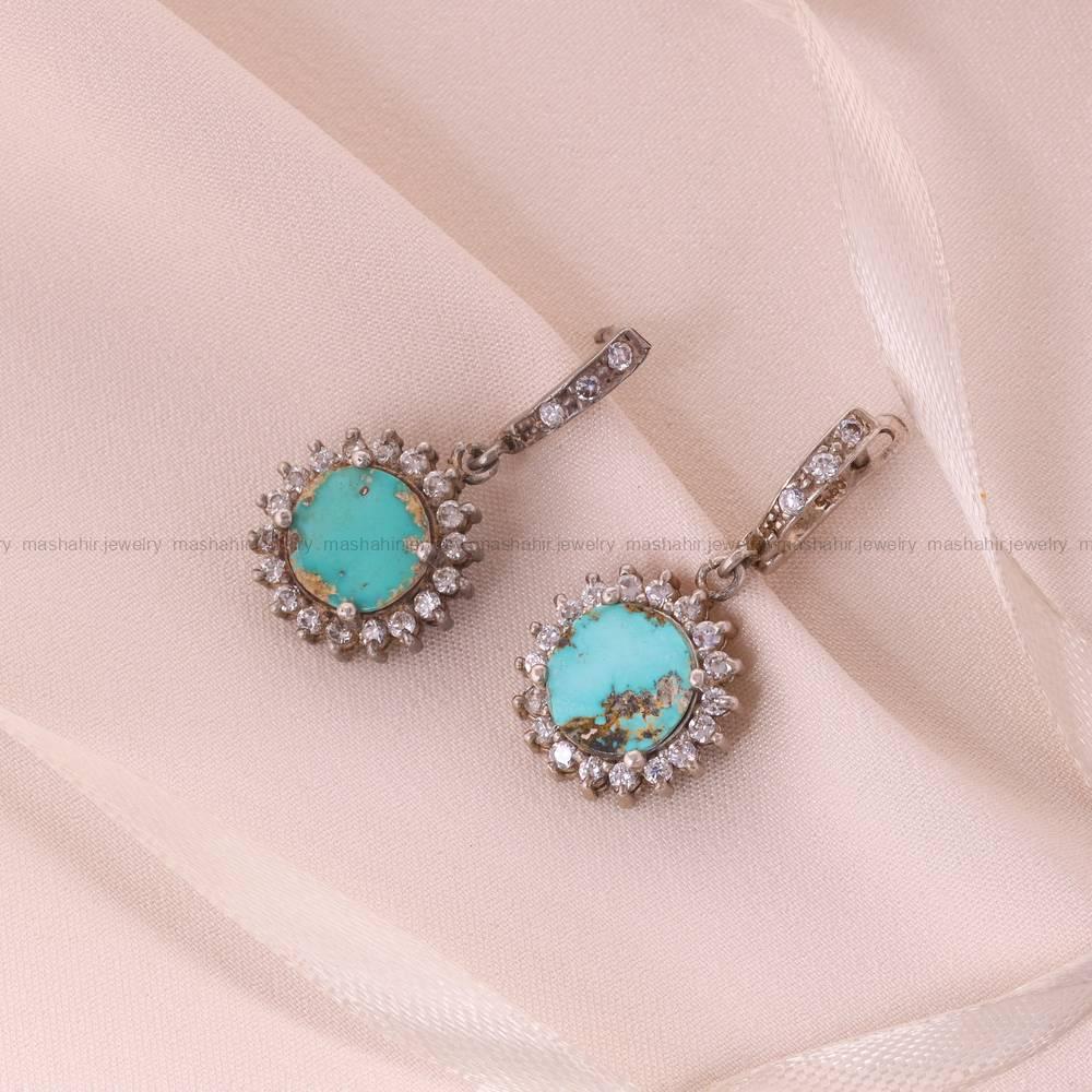 گوشواره فیروزه زنانه کد 5890