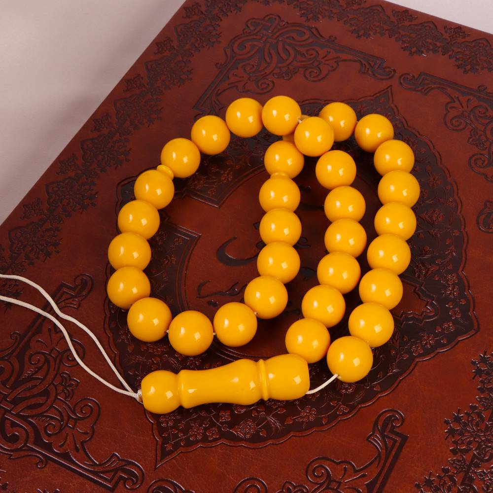 تسبیح پودر کهربا کد 6205