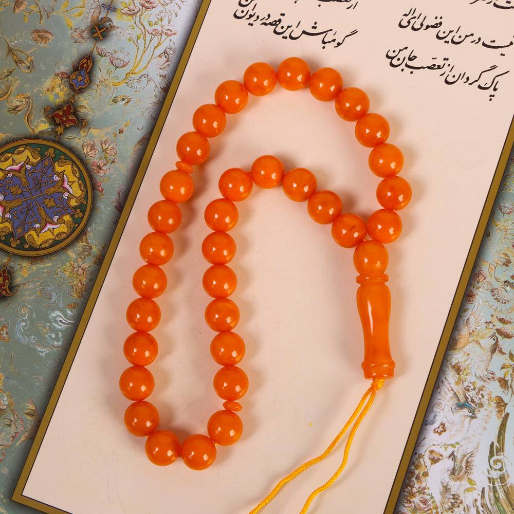 تسبیح پودر کهربا کد 6206