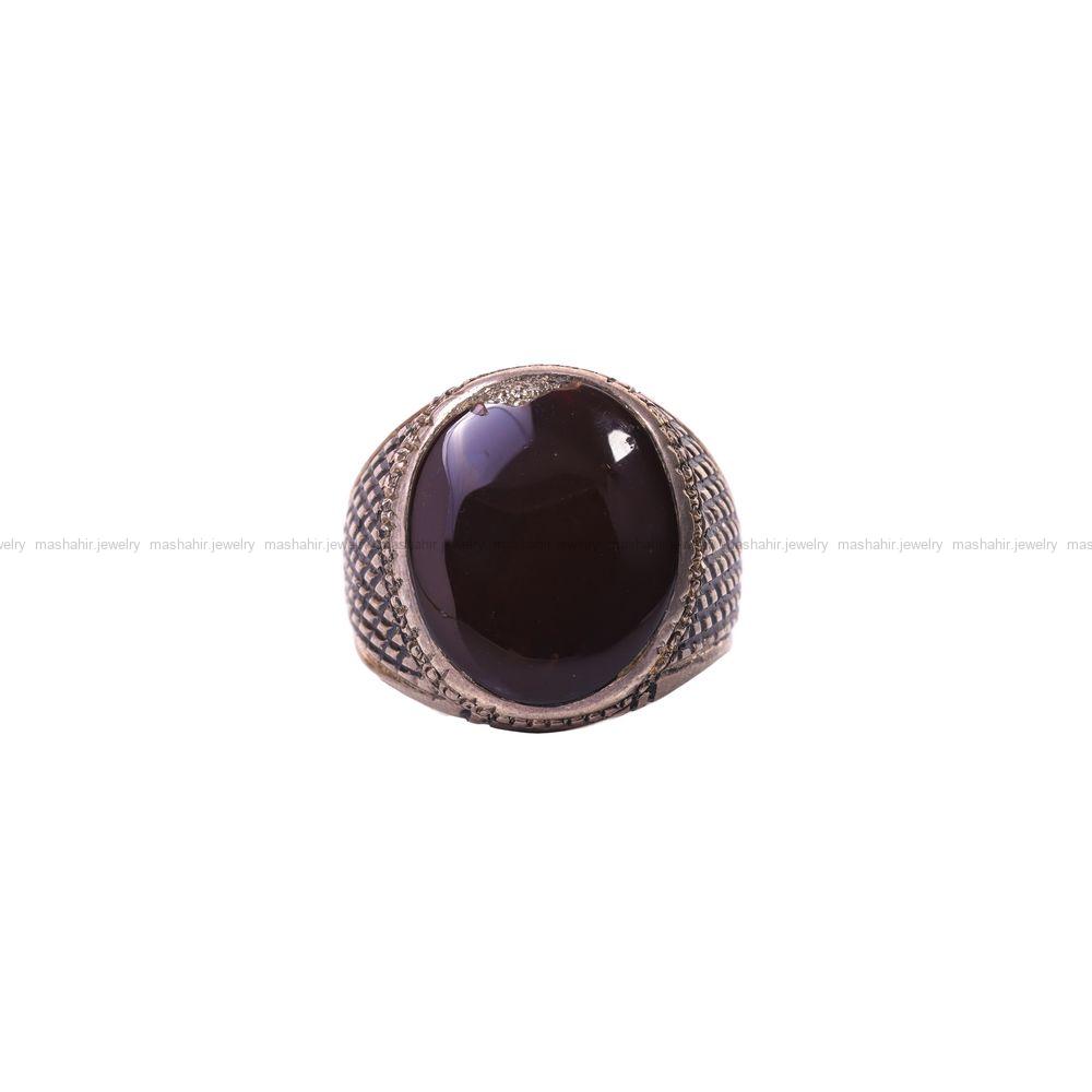 انگشتر عقیق یمن مردانه کد 7934