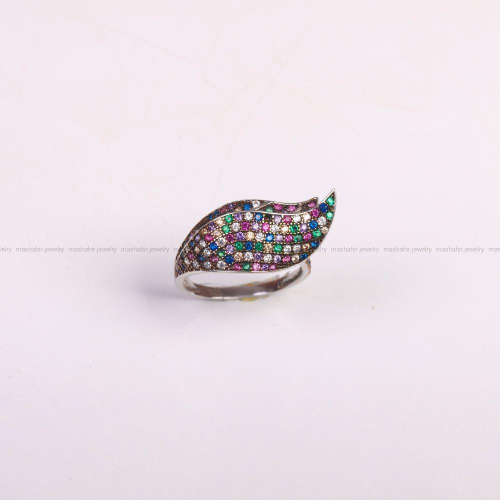 انگشتر نقره زنانه کد 7066