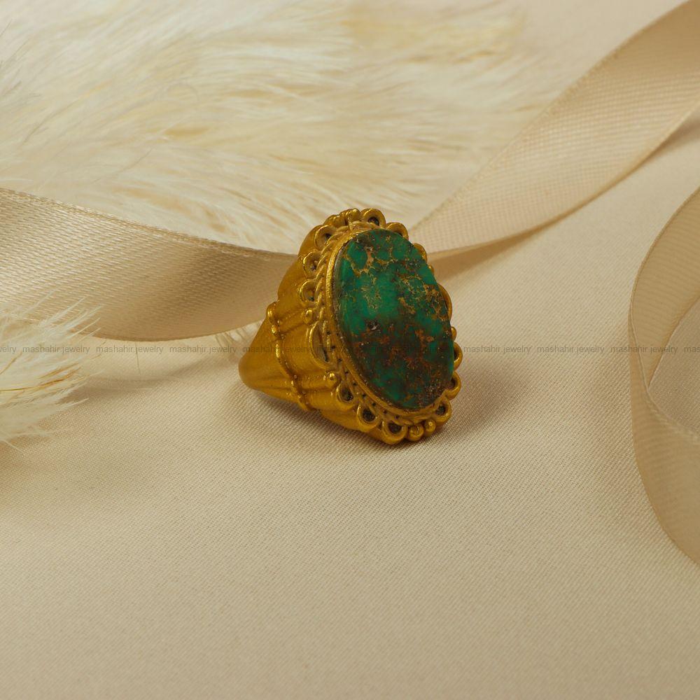 انگشتر فیروزه شجری زنانه کد 7794