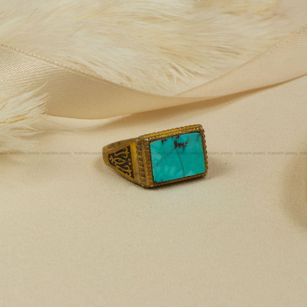 انگشتر فیروزه شجری زنانه کد 7819