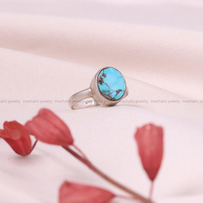 انگشتر فیروزه شجری زنانه کد 8753