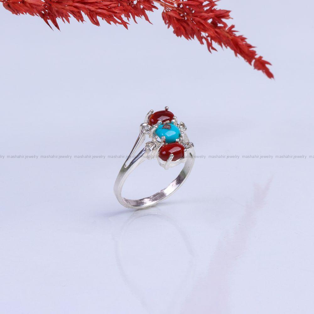 انگشتر میکس زنانه کد 10117