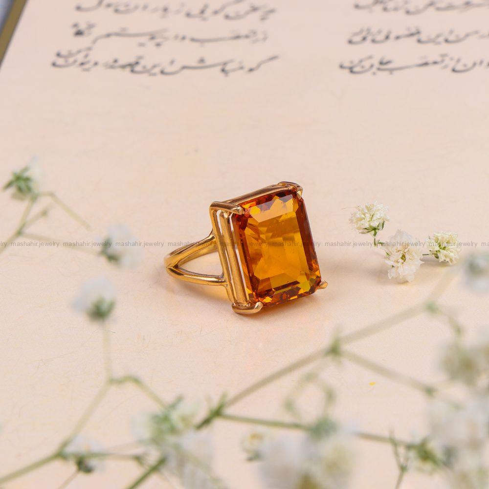 انگشتر الکساندریت زنانه کد 10372
