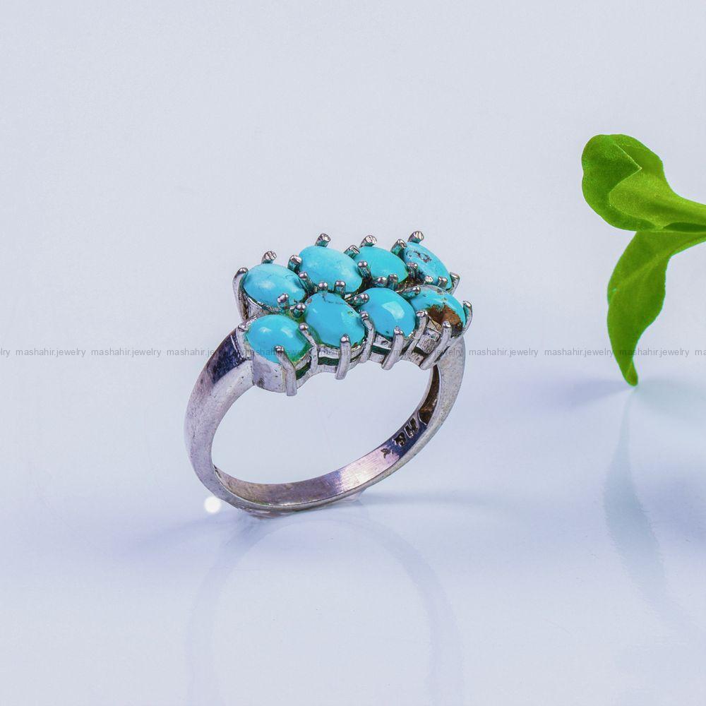 انگشتر فیروزه شجری زنانه کد 9453