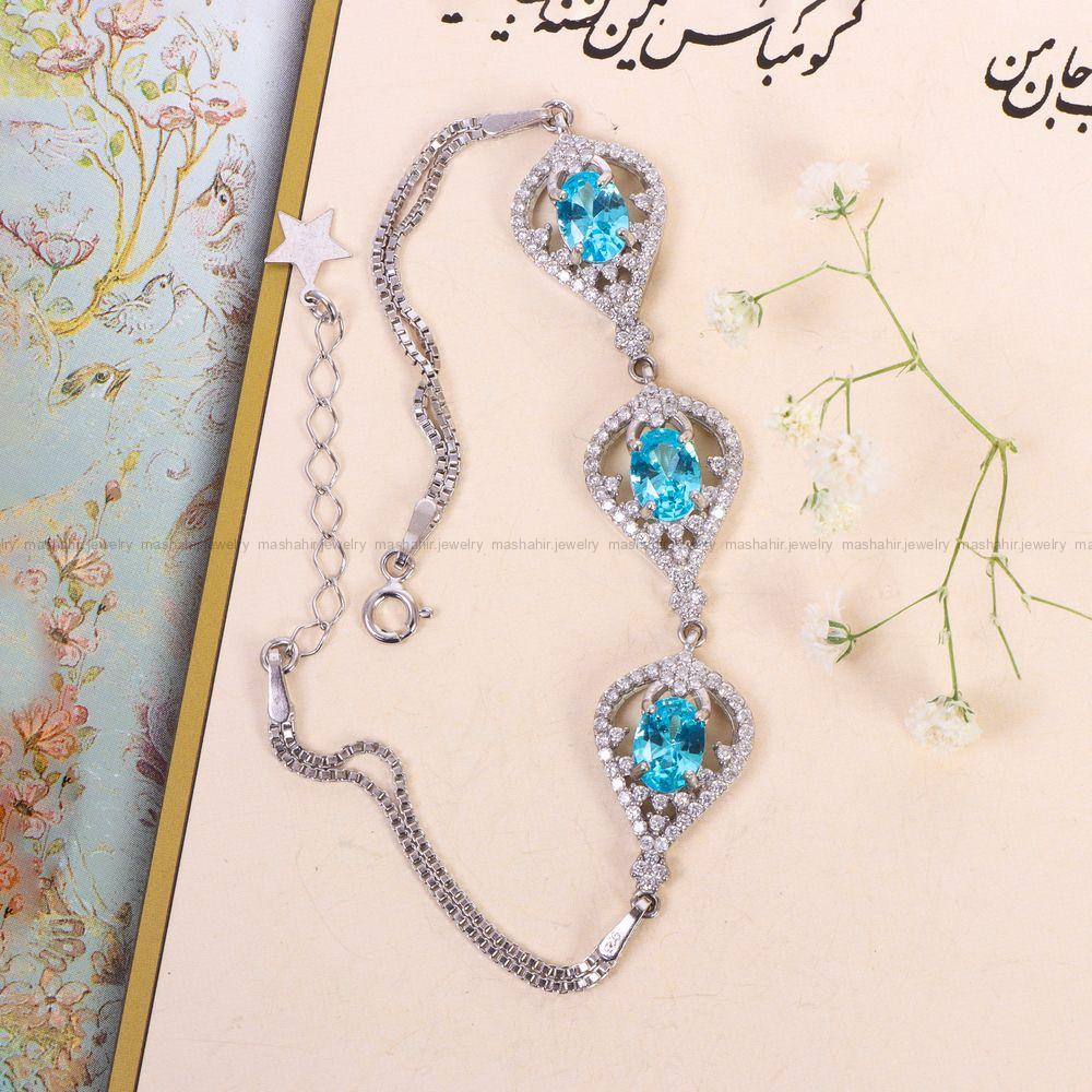 دستبند توپاز سنتاتیک زنانه کد 11741