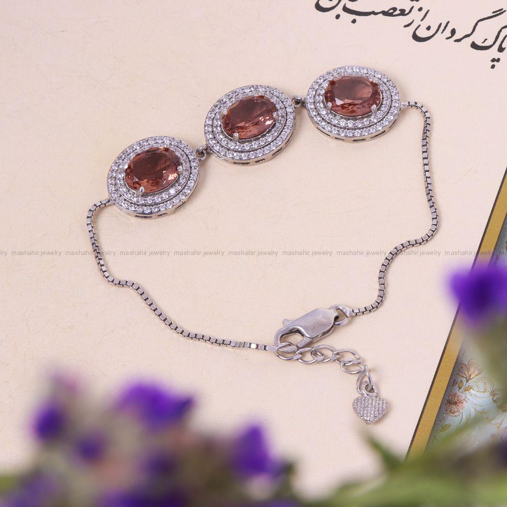 دستبند الکساندریت زنانه کد 11746