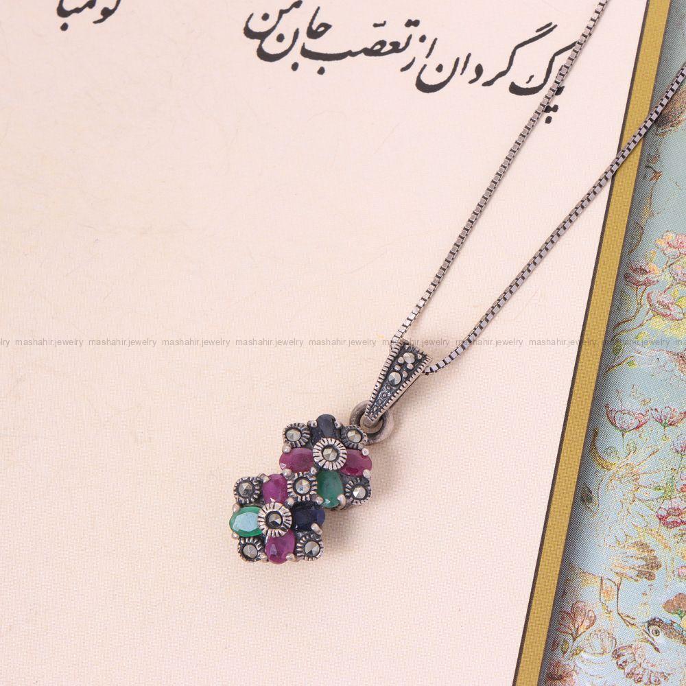 گردنبند میکس زنانه کد 11749