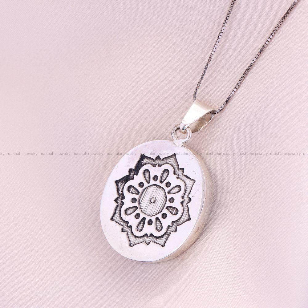 گردنبند فیروزه زنانه کد 12488