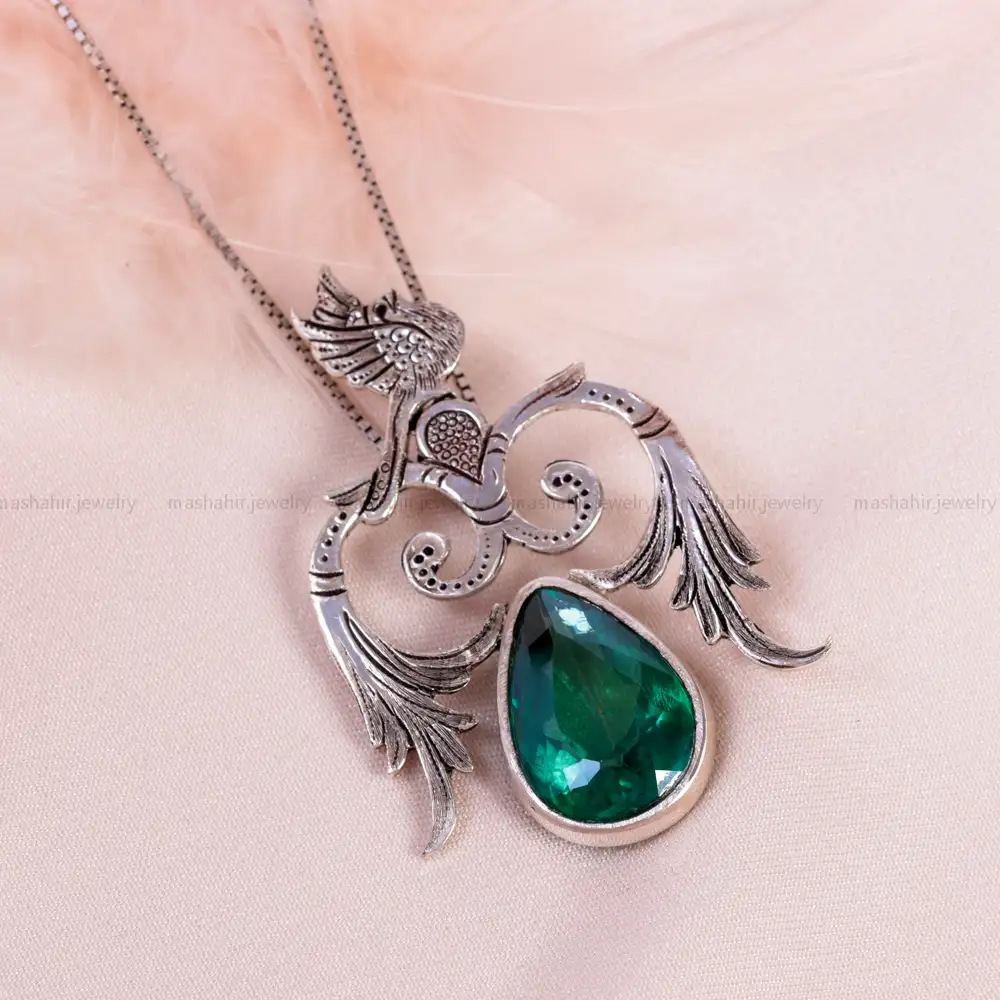 گردنبند توپاز زنانه کد 14909