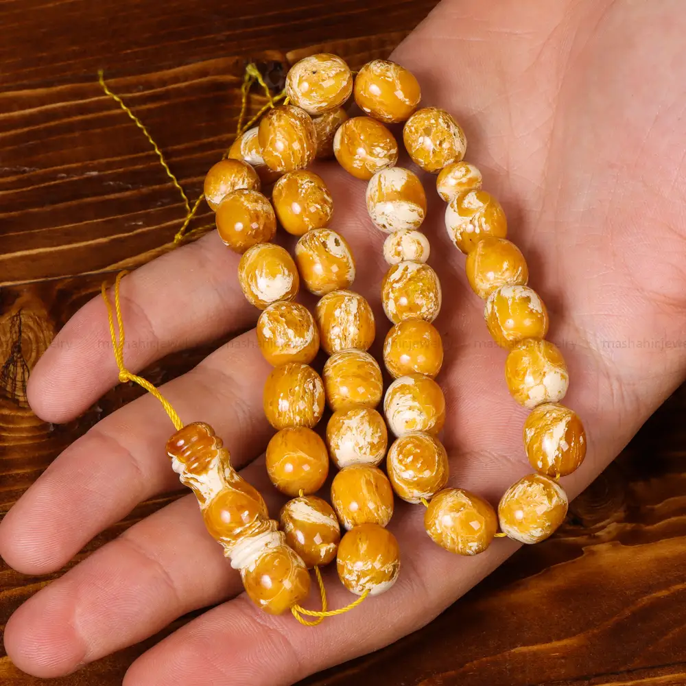 تسبیح پودر کهربا کد 18524