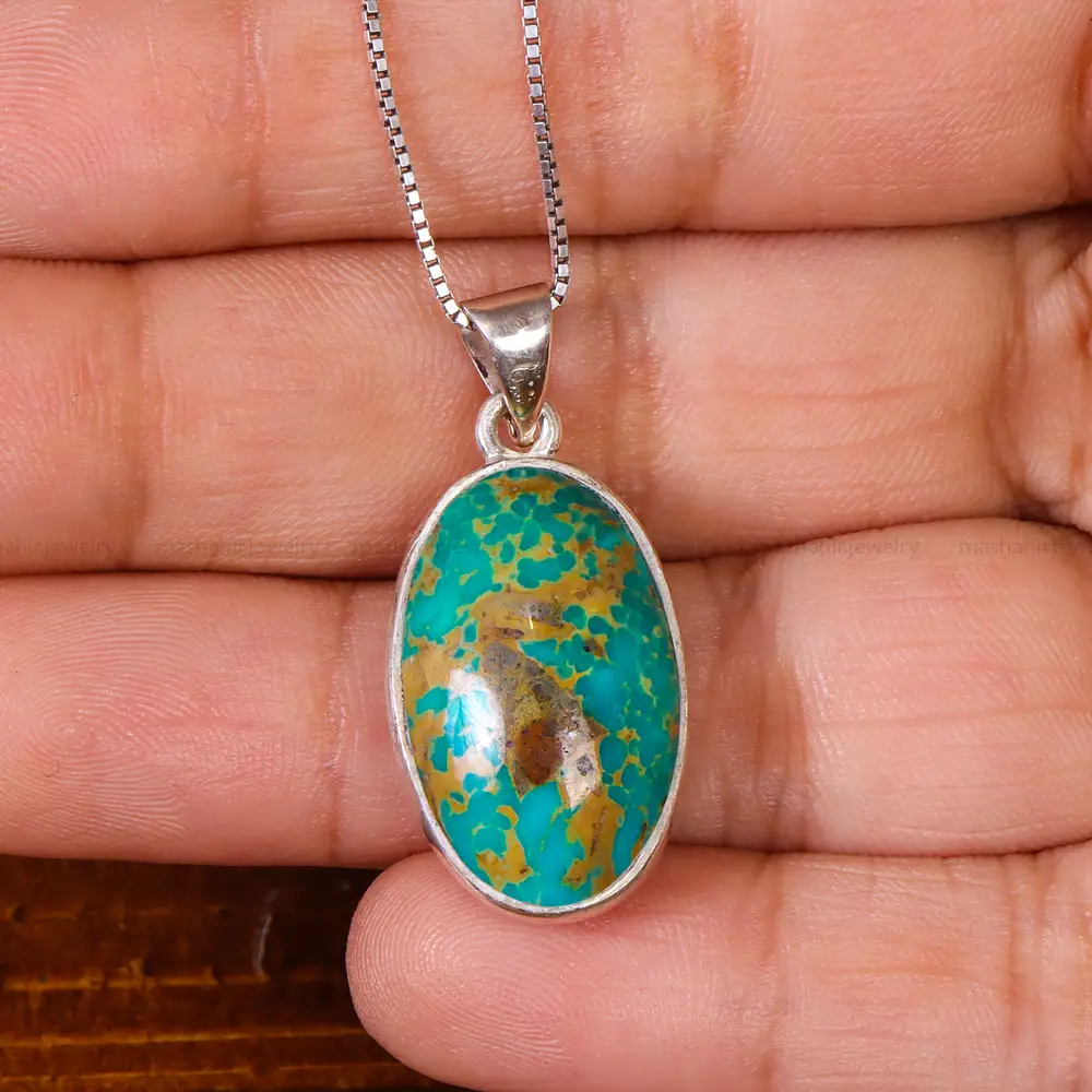 گردنبند فیروزه شجری کد 18559