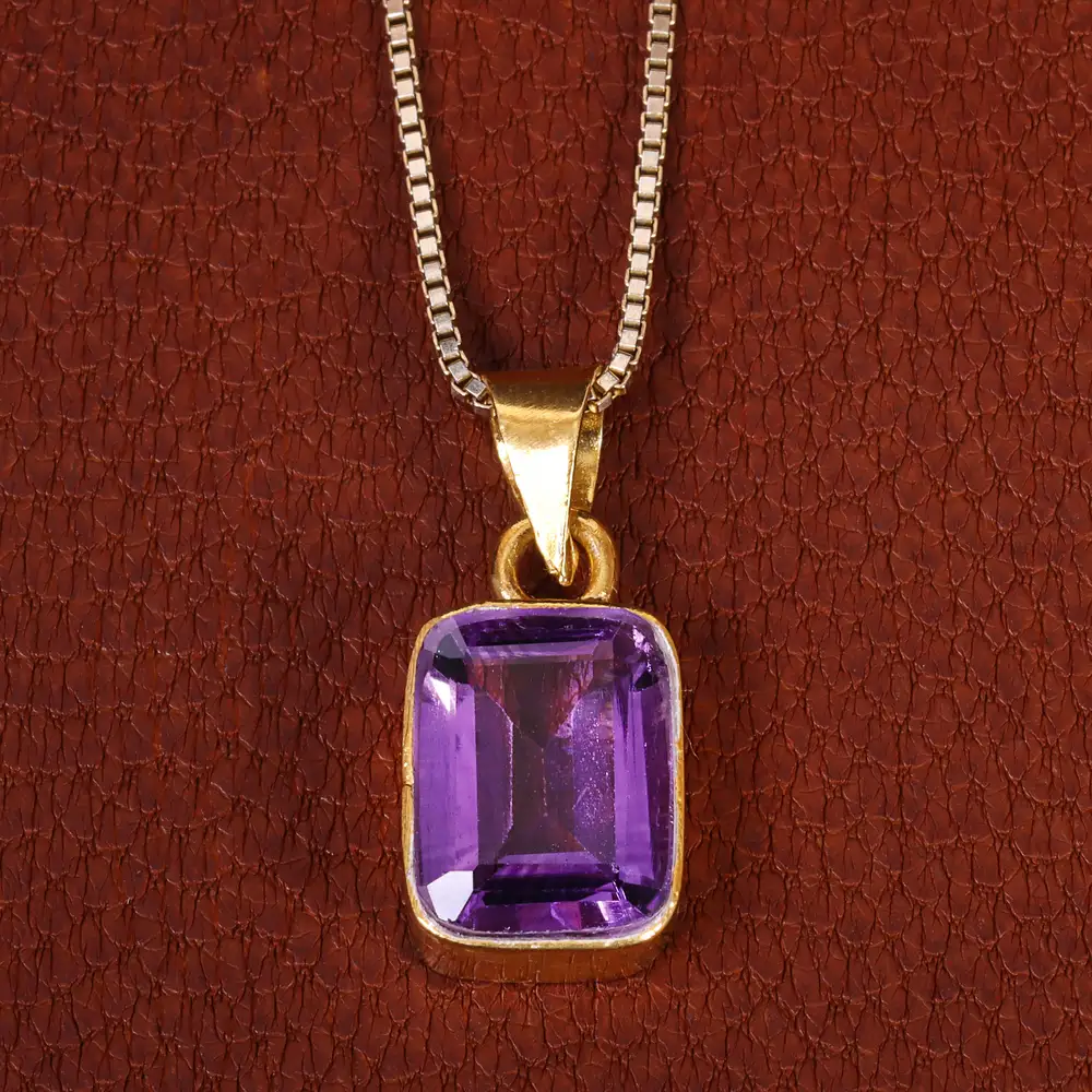گردنبند آمیتیست اسپرت کد 19223