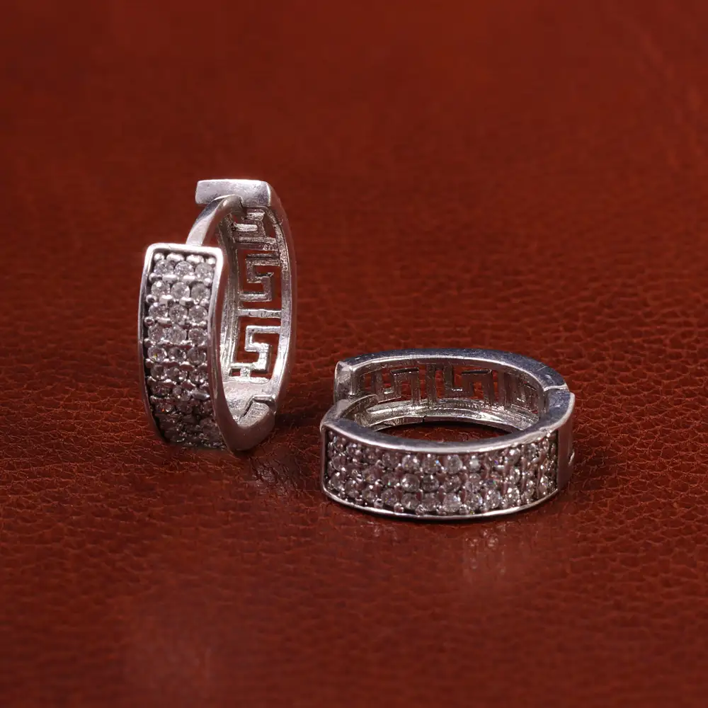 گوشواره نقره زنانه کد 25362
