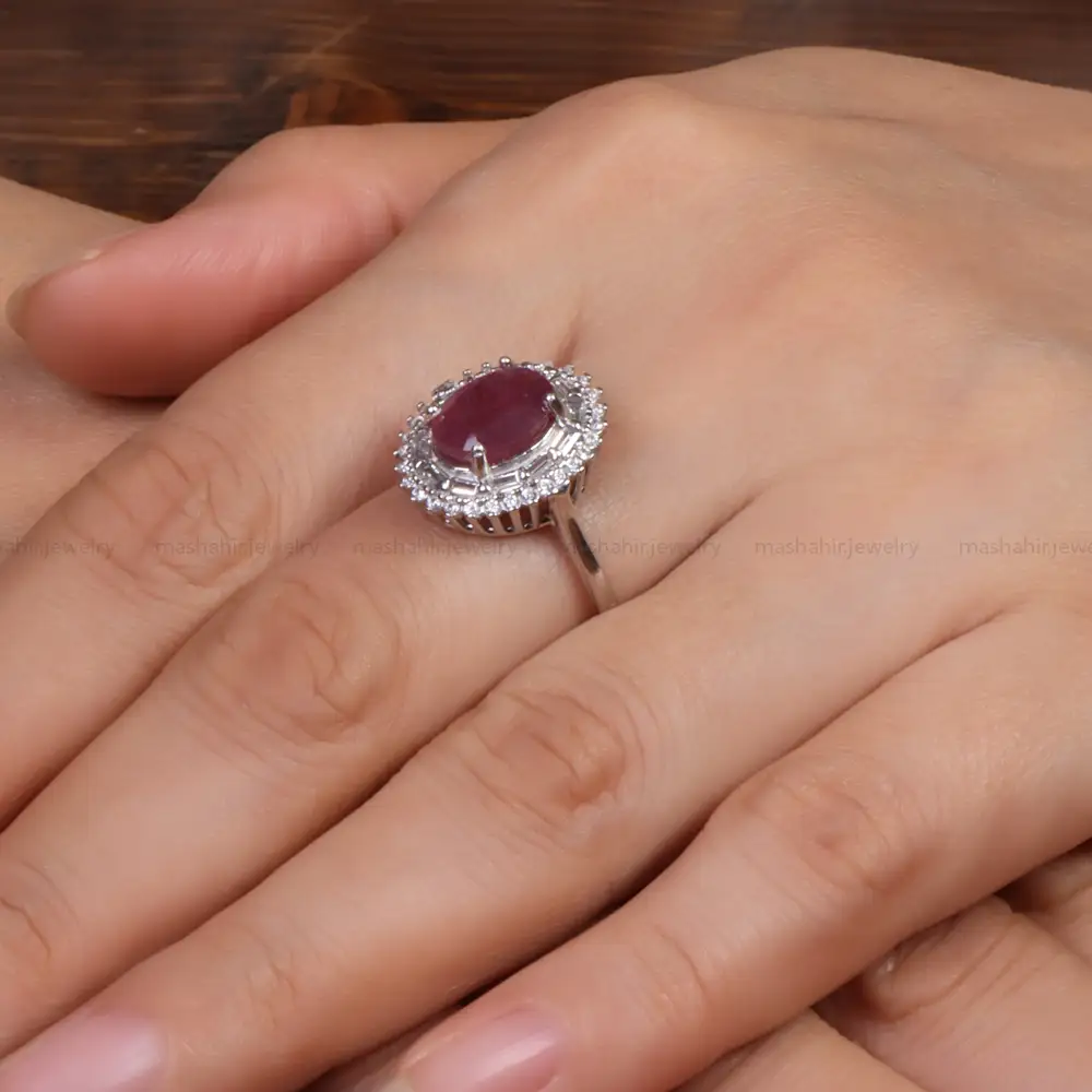 انگشتر یاقوت سرخ زنانه کد 26988