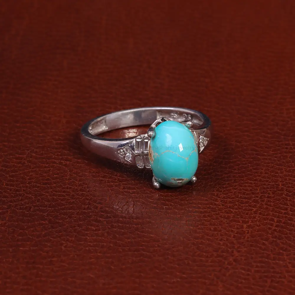 انگشتر فیروزه شجری زنانه کد 28479