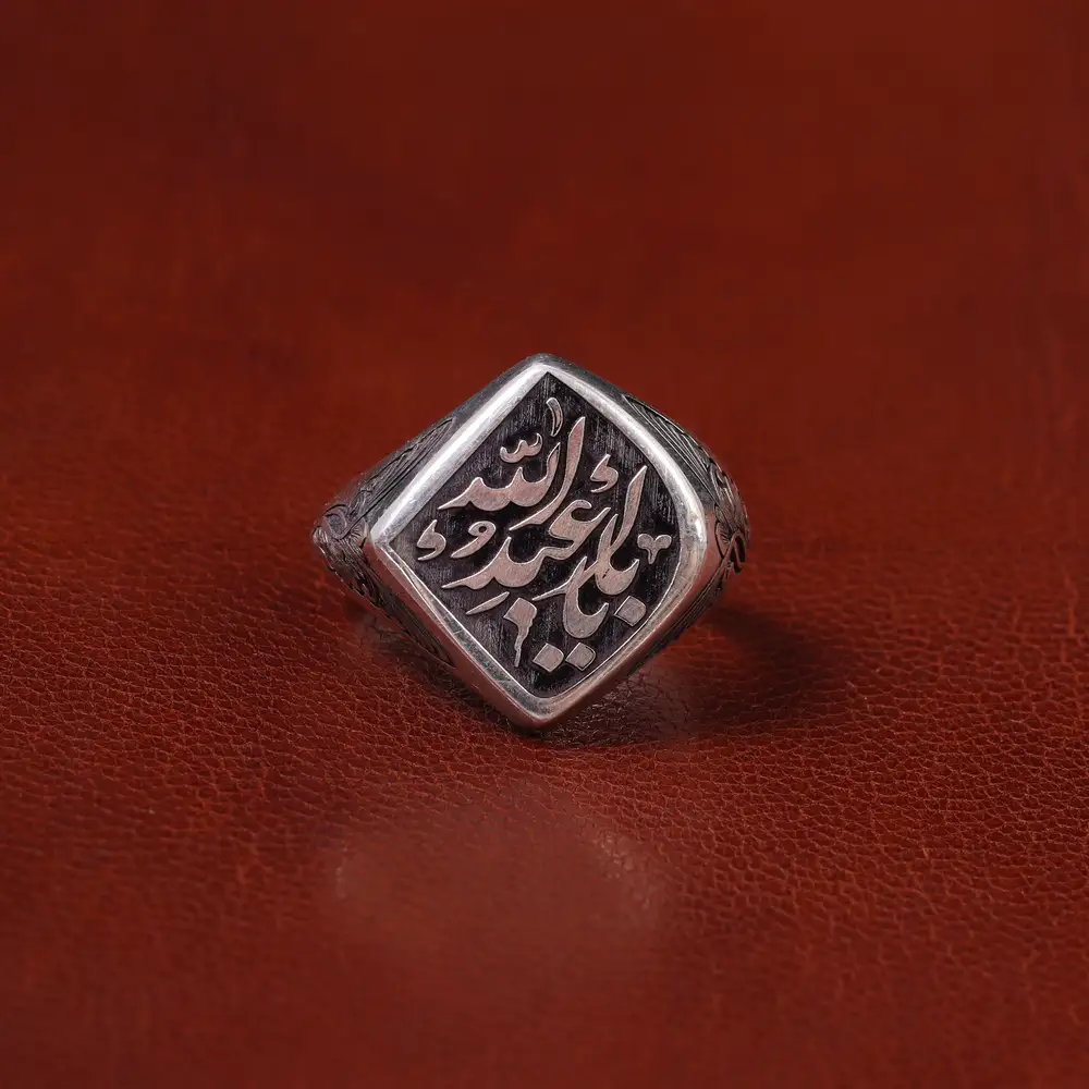 انگشتر نقره مردانه کد 31312
